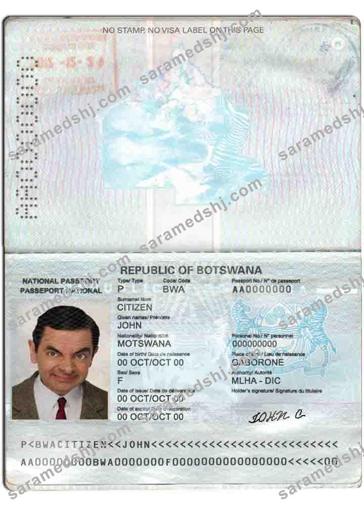 Botswana passport